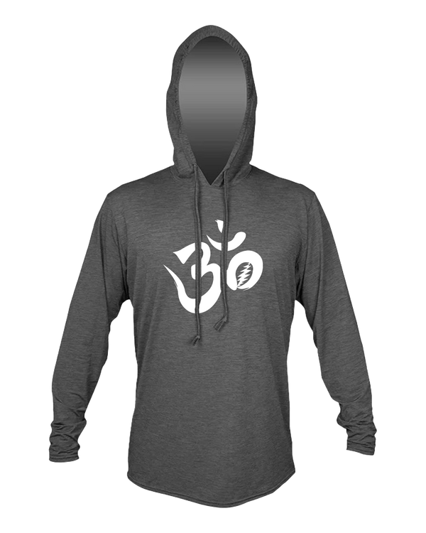 The Grateful Yoga Symbol - Anetik Low Pro Tech Hooded T-Shirt