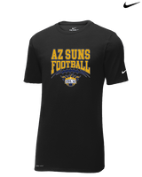 AZ Suns Football Football - Mens Nike Cotton Poly Tee