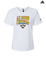 AZ Suns Football Football - Womens Adidas Performance Shirt