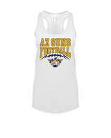 AZ Suns Football Football - Womens Tank Top