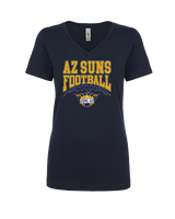 AZ Suns Football Football - Womens Vneck
