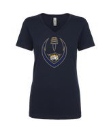 AZ Suns Football Full Football - Womens Vneck