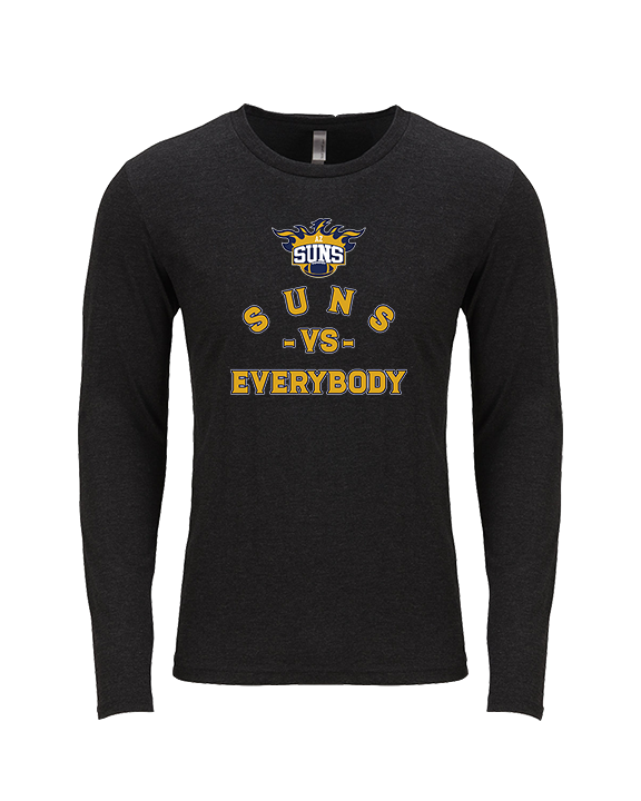 AZ Suns Football Vs Everybody - Tri-Blend Long Sleeve