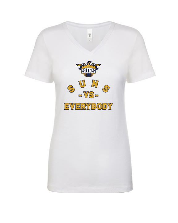 AZ Suns Football Vs Everybody - Womens Vneck