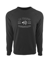 AZ Wolves Basketball Curve - Crewneck Sweatshirt