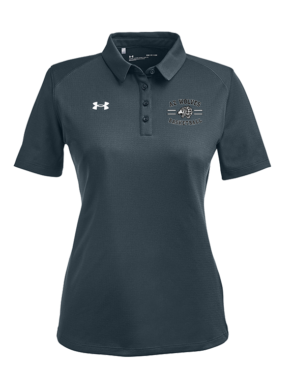 AZ Wolves Basketball Curve - Under Armour Ladies Tech Polo