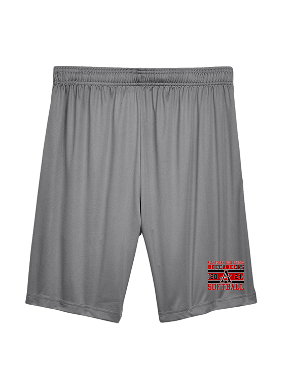 Allatoona HS Softball Stamp - Mens Training Shorts with Pockets