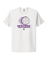 Anacortes HS Boys Soccer Ball 2 - Mens Select Cotton T-Shirt