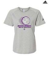 Anacortes HS Boys Soccer Ball 2 - Womens Adidas Performance Shirt