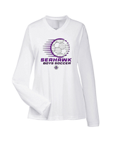 Anacortes HS Boys Soccer Ball 2 - Womens Performance Longsleeve