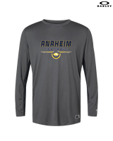 Anaheim HS Football Design - Mens Oakley Longsleeve