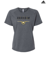 Anaheim HS Football Design - Womens Adidas Performance Shirt