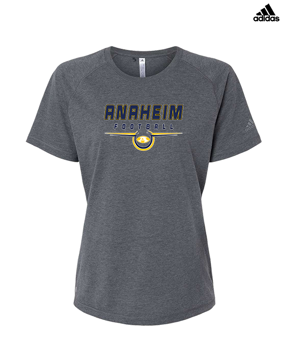 Anaheim HS Football Design - Womens Adidas Performance Shirt