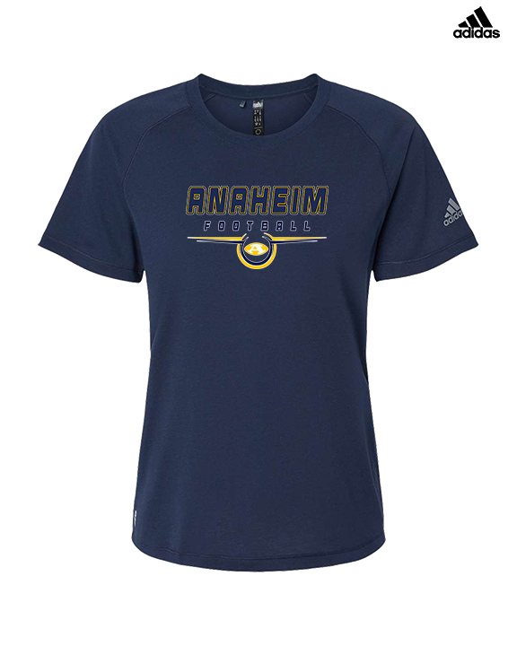 Anaheim HS Football Design - Womens Adidas Performance Shirt