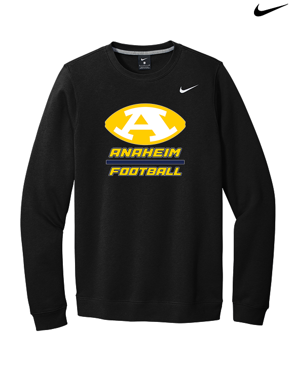 Anaheim HS Football Split - Mens Nike Crewneck