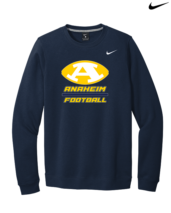 Anaheim HS Football Split - Mens Nike Crewneck