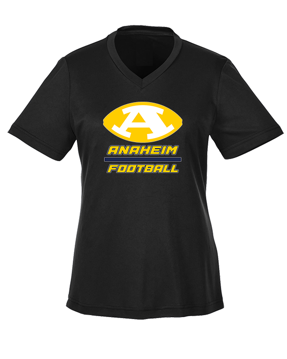 Anaheim HS Football Split - Womens Performance Shirt