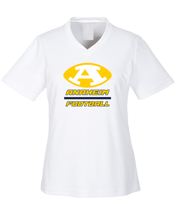 Anaheim HS Football Split - Womens Performance Shirt