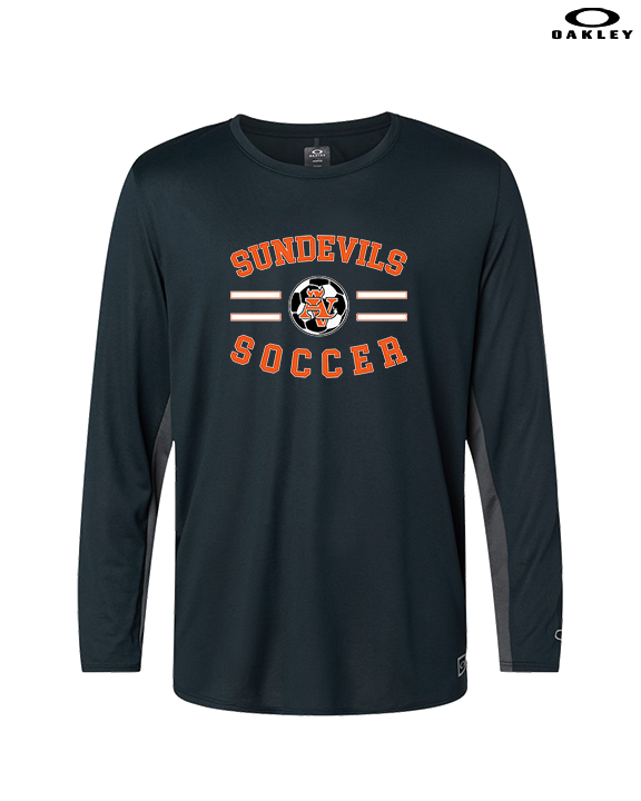Apple Valley HS Girls Soccer Curve - Mens Oakley Longsleeve