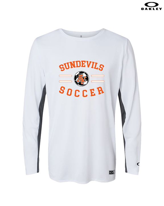 Apple Valley HS Girls Soccer Curve - Mens Oakley Longsleeve