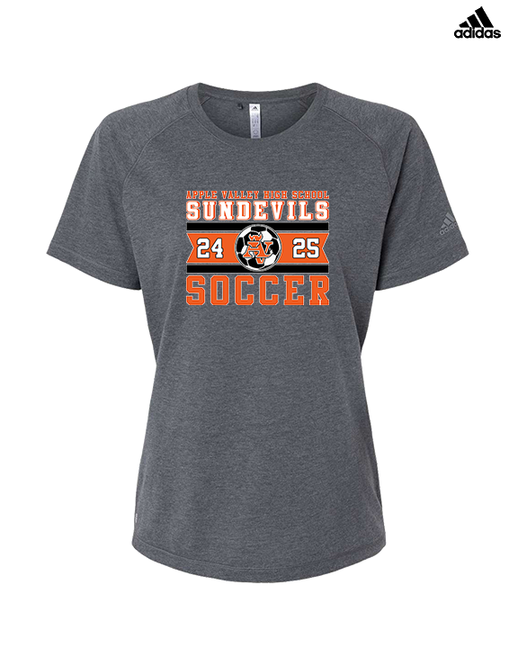 Apple Valley HS Girls Soccer Stamp - Womens Adidas Performance Shirt