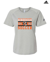 Apple Valley HS Girls Soccer Stamp - Womens Adidas Performance Shirt