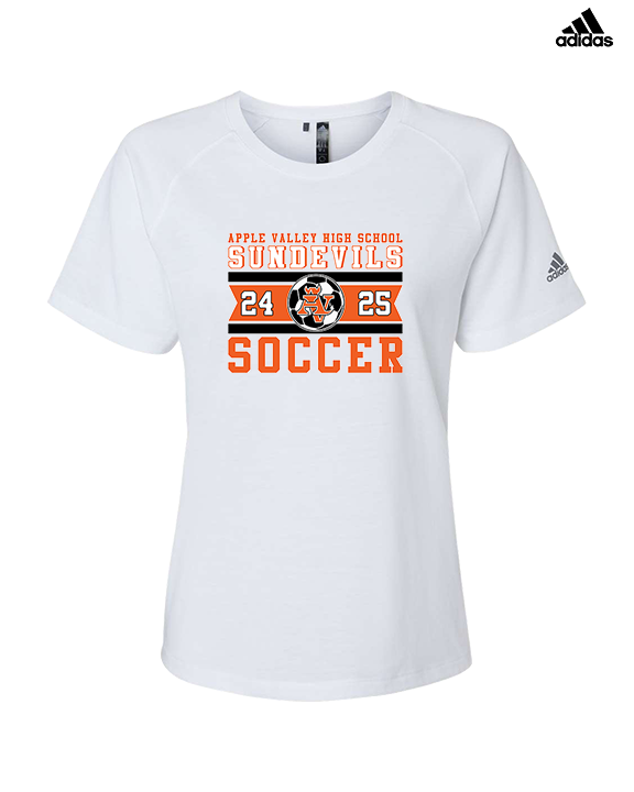Apple Valley HS Girls Soccer Stamp - Womens Adidas Performance Shirt