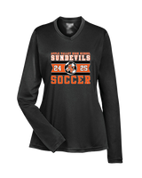 Apple Valley HS Girls Soccer Stamp - Womens Performance Longsleeve