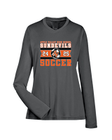 Apple Valley HS Girls Soccer Stamp - Womens Performance Longsleeve
