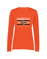 Apple Valley HS Girls Soccer Stamp - Womens Performance Longsleeve