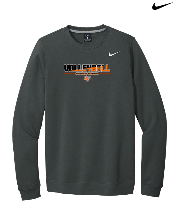 Apple Valley HS Volleyball Cut - Mens Nike Crewneck