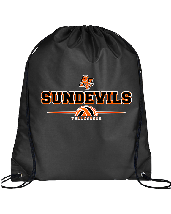 Apple Valley HS Volleyball Half Vball - Drawstring Bag
