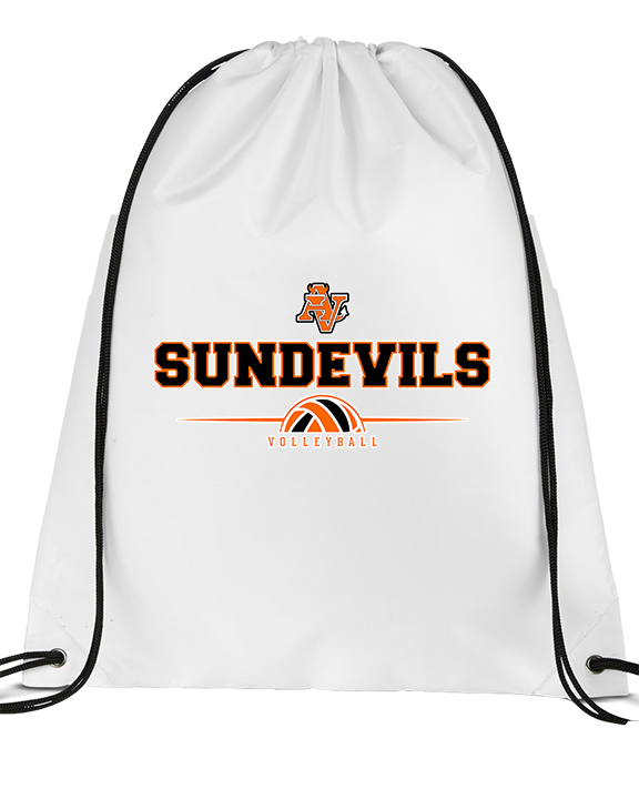 Apple Valley HS Volleyball Half Vball - Drawstring Bag