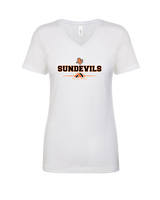 Apple Valley HS Volleyball Half Vball - Womens Vneck