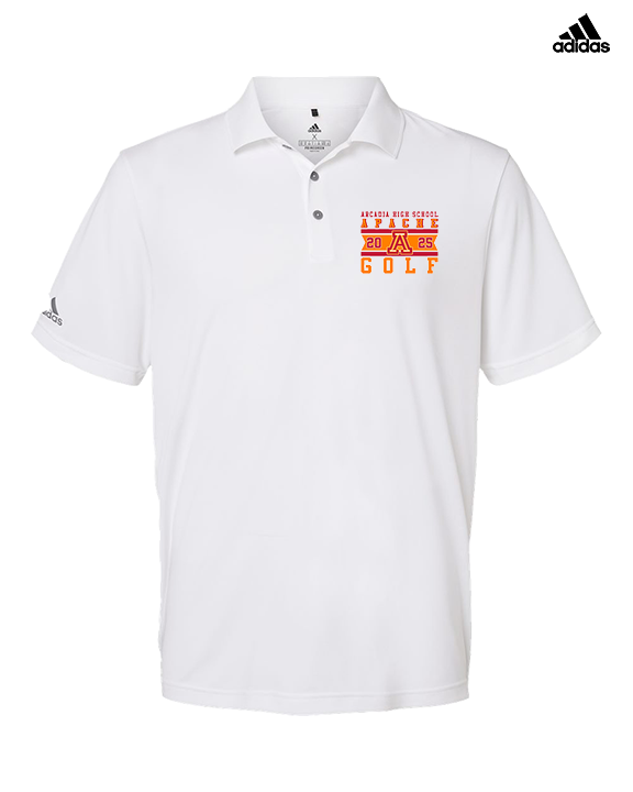 Arcadia HS Boys Golf Stamp 25 - Mens Adidas Polo