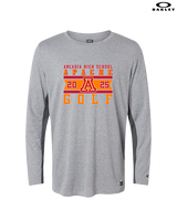 Arcadia HS Boys Golf Stamp 25 - Mens Oakley Longsleeve