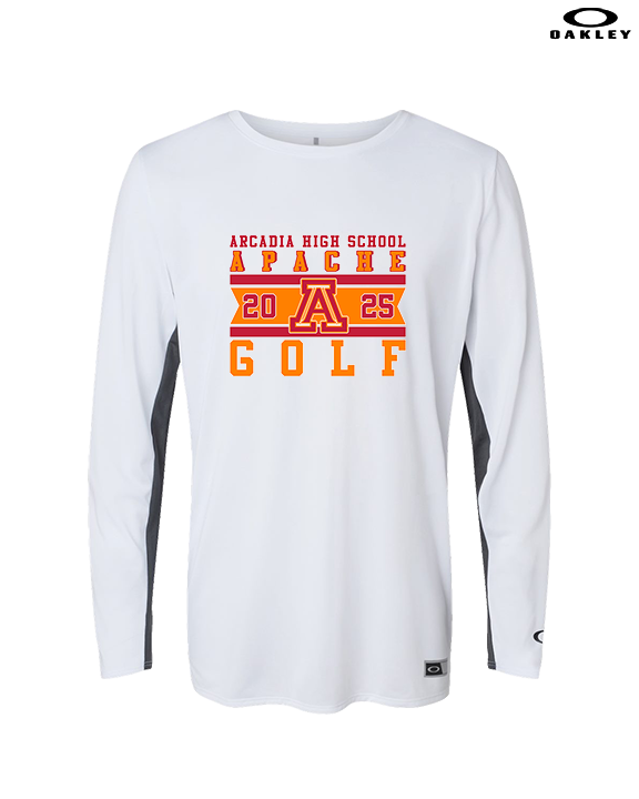 Arcadia HS Boys Golf Stamp 25 - Mens Oakley Longsleeve
