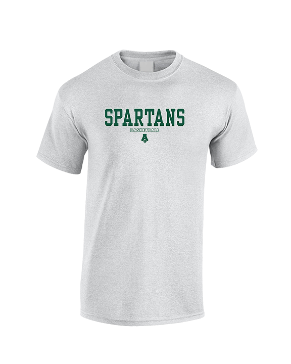 Athens Academy Basketball Block - Cotton T-Shirt