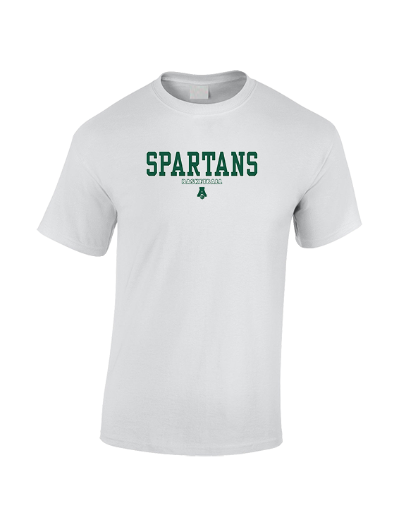 Athens Academy Basketball Block - Cotton T-Shirt