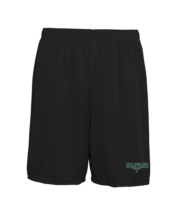 Athens Academy Basketball Block - Mens 7inch Training Shorts
