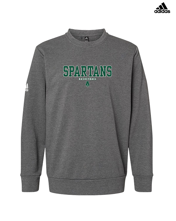 Athens Academy Basketball Block - Mens Adidas Crewneck