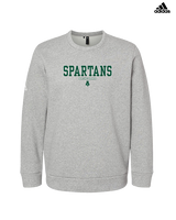 Athens Academy Basketball Block - Mens Adidas Crewneck