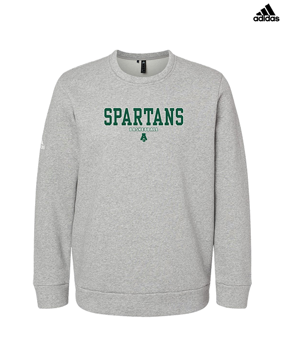 Athens Academy Basketball Block - Mens Adidas Crewneck