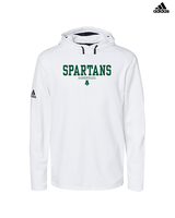 Athens Academy Basketball Block - Mens Adidas Hoodie