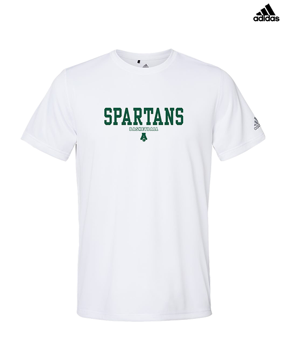 Athens Academy Basketball Block - Mens Adidas Performance Shirt