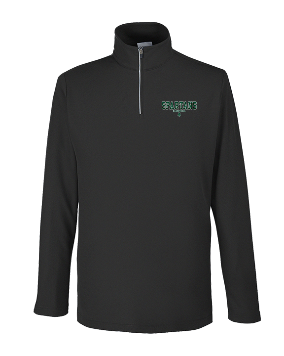 Athens Academy Basketball Block - Mens Quarter Zip