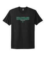 Athens Academy Basketball Block - Mens Select Cotton T-Shirt