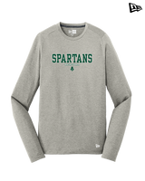Athens Academy Basketball Block - New Era Performance Long Sleeve