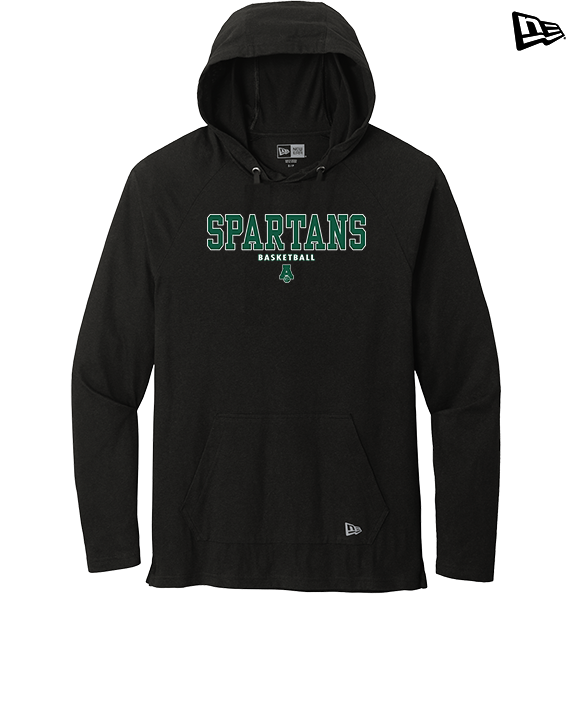 Athens Academy Basketball Block - New Era Tri-Blend Hoodie