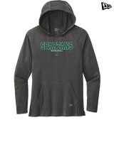 Athens Academy Basketball Block - New Era Tri-Blend Hoodie